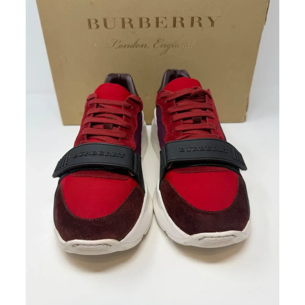 Burberry Regis Sneaker Red/Black Size 10 US 43 EU